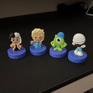 Blue Base Cartoon Character Toy Figures Pack - Unknown Brand